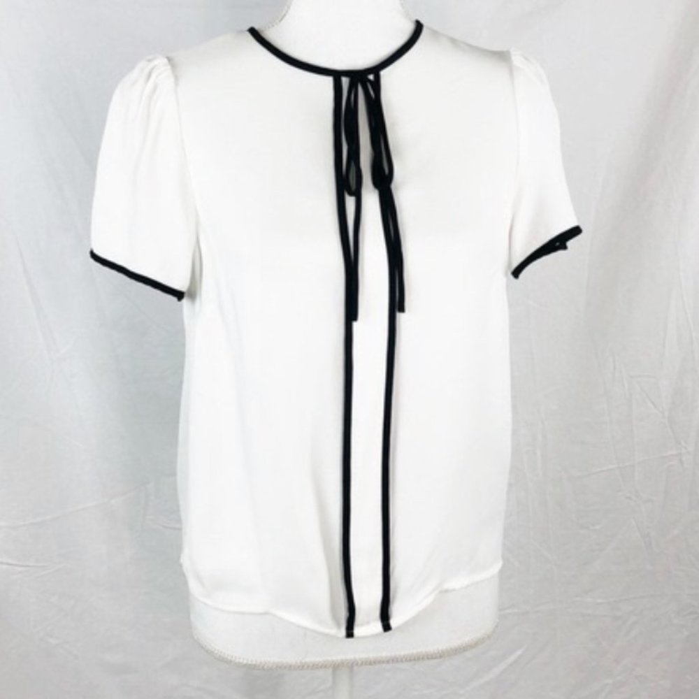 Zara Black and White Short sleeve